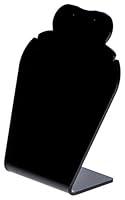 Algopix Similar Product 17 - Plymor Black Acrylic NecklaceEarring