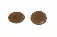 Algopix Similar Product 6 - SCREW COVER CAP FOR POZI SCREW BROWN