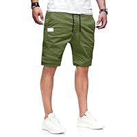 Algopix Similar Product 4 - Vickyleb Mens Chino Shorts Elastic