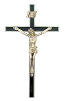 Algopix Similar Product 20 - Black Epoxy Wall Cross Crucifix with