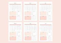 Algopix Similar Product 12 - Printable Monthly Planner PDF Ideal