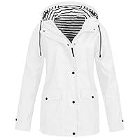 Algopix Similar Product 1 - Solid Rain Jackets for Women Outdoor