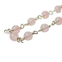Algopix Similar Product 16 - Rose Quartz Necklace in Sterling Silver
