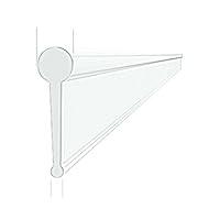 Algopix Similar Product 4 - Bi-Fold Shower Seal, Clear, 2 m