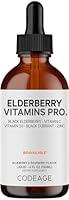 Algopix Similar Product 19 - Codeage Black Elderberry Syrup Vitamin