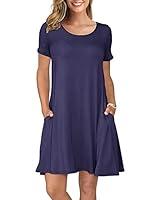 Algopix Similar Product 18 - KORSIS Summer Dresses for Women Navy