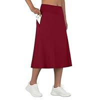 Algopix Similar Product 8 - ANIVIVO Womens Midi Length Skorts