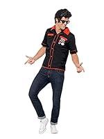 Algopix Similar Product 8 - Smiffys Men 50s Bowling ShirtBlackL 