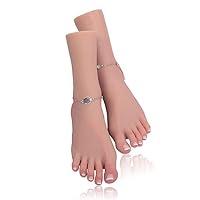 TDHLW Mannequin Feet, Silicone Feet, Silicone Mannequin Foot Life-Size  Female Model Feet Can Display Jewelry, Sandals, Shoes, Socks, Artistic  Sketches