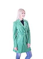 Algopix Similar Product 16 - Solitaire Faux Suede Trench Coat Jacket