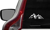 Algopix Similar Product 10 - Mountain Shape Version 2 Car Vinyl