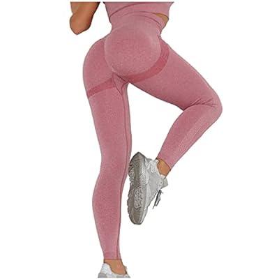 Women's New Solid Color Tight Yoga Pants Stretch Leggings Pants 