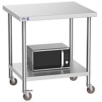 Algopix Similar Product 11 - Leteuke Stainless Steel Prep Table with