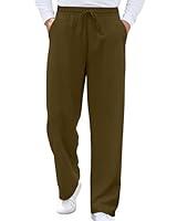 Algopix Similar Product 2 - TURAND Mens Pants Elastic Waist Slacks