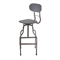 Algopix Similar Product 15 - Benzara Industrial Style Wooden Swivel