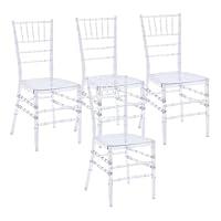 Algopix Similar Product 6 - ATSNOW Clear Stacking Chiavari Chairs