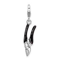 Algopix Similar Product 1 - Sterling Silver 3D Enameled Pruning