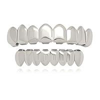 Algopix Similar Product 6 - LuReen 8 Teeth Grillz 14k Gold Top and