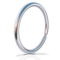 Algopix Similar Product 17 - Tiny Silver Nose Ring  Handmade 7mm