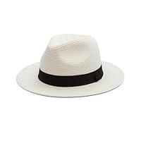 Algopix Similar Product 1 - Joywant Womens Straw Fedora Beach Sun