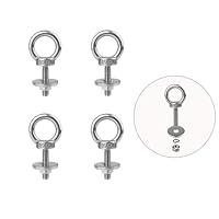 Algopix Similar Product 10 - Stainless Steel Ring Eye Bolt with Nuts