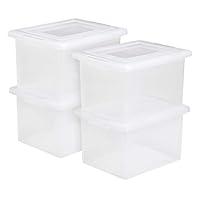 Algopix Similar Product 18 - IRIS Split-Lid Letter Size File Box