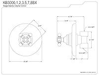Algopix Similar Product 4 - Kingston Brass KB3005BX Vintage Volume