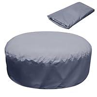 Algopix Similar Product 18 - Adnee Round Hot Tub Full Cover Cap