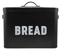 Algopix Similar Product 20 - Claimed Corner Black Bread Box 