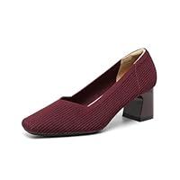 Algopix Similar Product 1 - WIRALOMI Red Heels for Women Dressy