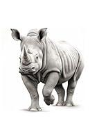 Algopix Similar Product 20 - Notebook: Rhinoceros
