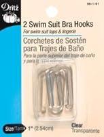 Algopix Similar Product 1 - Dritz Swim Suit Bra Hook 1 inch Wide