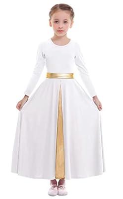 Plus Size Liturgical Long Sleeve Dress, Dancewear