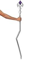 Algopix Similar Product 12 - Mystical Warlock Staff - ST Silver