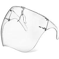 Algopix Similar Product 18 - Face Shield with Glasses 4 Pack