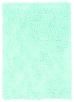 Algopix Similar Product 15 - Linon Faux Sheepskin Blue 3 x 5