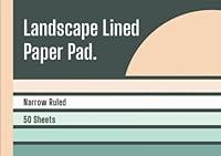 Algopix Similar Product 11 - Landscape Lined Paper Pad Narrow