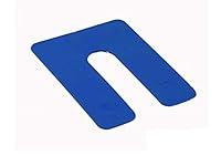 Algopix Similar Product 10 - Blue Plastic Shim Horseshoe U Shape