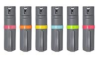 Algopix Similar Product 9 - POM 6Pack Pepper Spray Flip Top Pocket