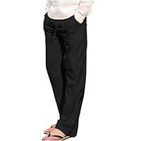 Algopix Similar Product 14 - Sdeycui Mens Casual Linen Pants