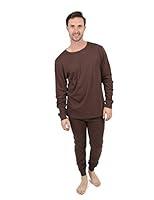 Algopix Similar Product 3 - Leveret Mens Pajamas Solid 2 Piece