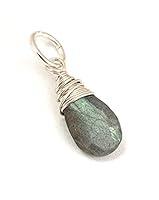 Algopix Similar Product 12 - Labradorite Gemstone Charm for Necklace