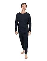 Algopix Similar Product 4 - Leveret Mens Pajamas Solid 2 Piece