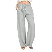 Algopix Similar Product 16 - Linen Pants Women Summer Casual