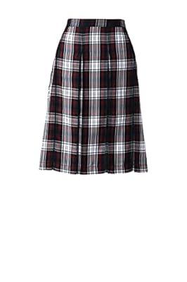 Tanming Womens Winter High Waist A-Line Pleated Wool Midi Skirt