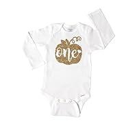 Algopix Similar Product 9 - Pumpkin First Birthday Outfit Girl