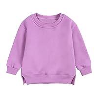 Algopix Similar Product 19 - RNTOP Kids Sweatshirts Boys Girls Solid