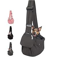 Algopix Similar Product 9 - Lukovee Dog Sling Carrier Hard Bottom