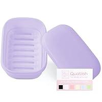Algopix Similar Product 15 - Quatish Soap Holder 1 Pack Travel Soap