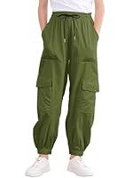 Algopix Similar Product 2 - LIFAky Girls Cargo Pants Kids Jogger